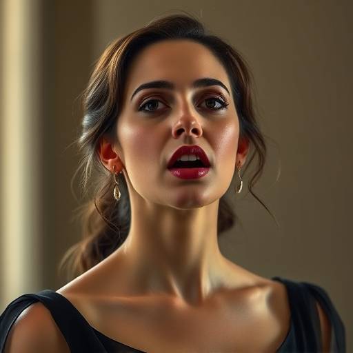 Foto de Mestra Isabela Ferreira, cantora lírica e professora de canto.