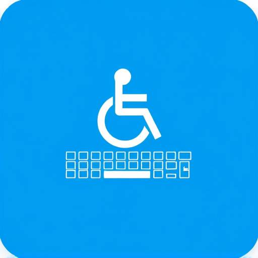 Ícone de acessibilidade representando um teclado.